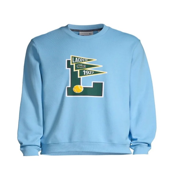 Lacoste Men's Light Blue Crewneck Sweater